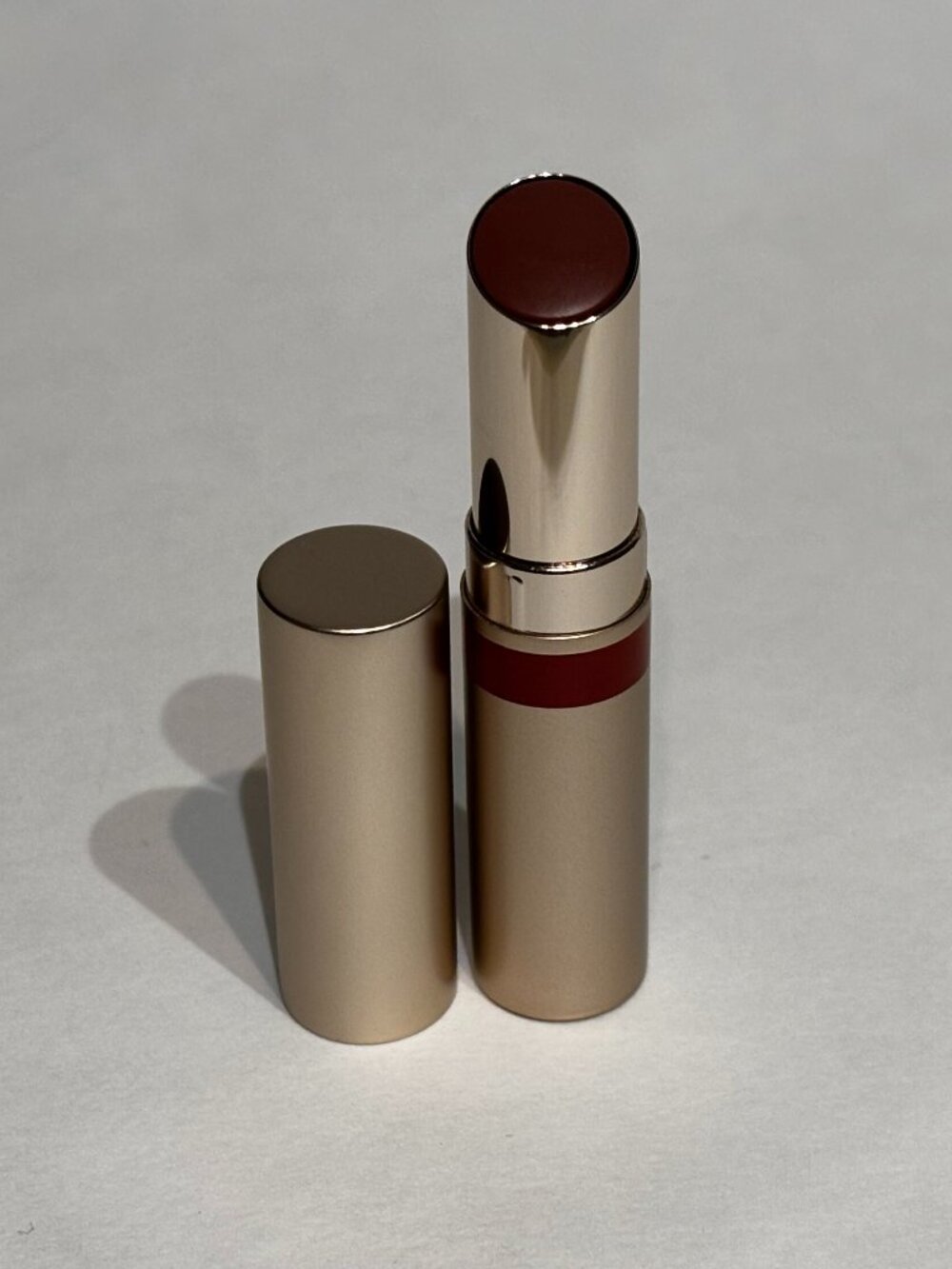 bareMinerals Dewy Lip Gloss-Balm in Friendship Deep Earthy Nude Brand New 0.1 oz